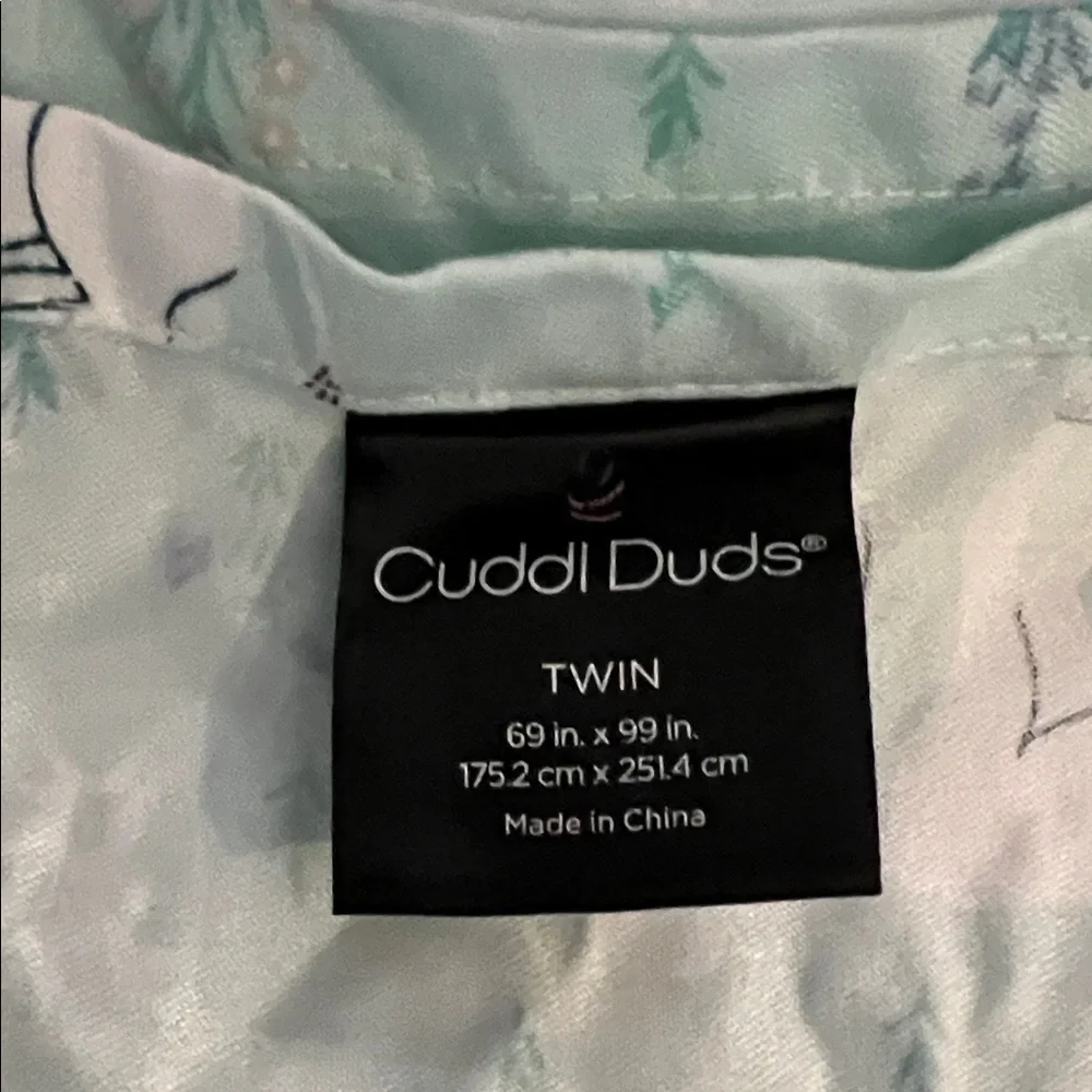 Cuddl Duds Mint Green Unicorn Print Sheets